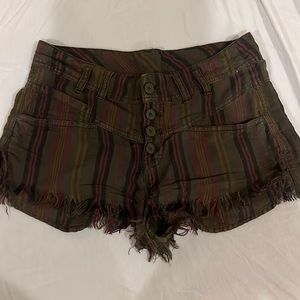 Free people striped shorts.